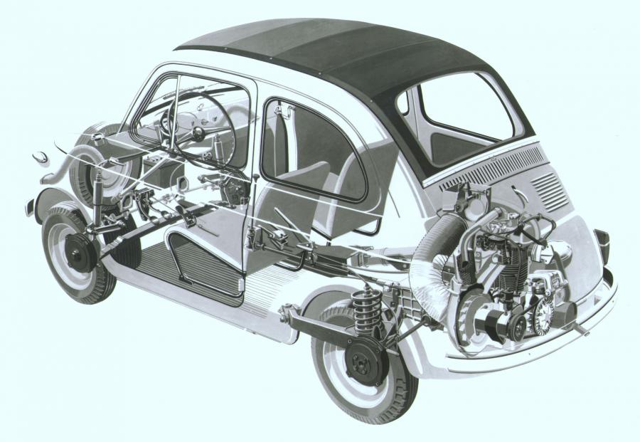  Fiat 500 1957 года  (фото 2 из 11)